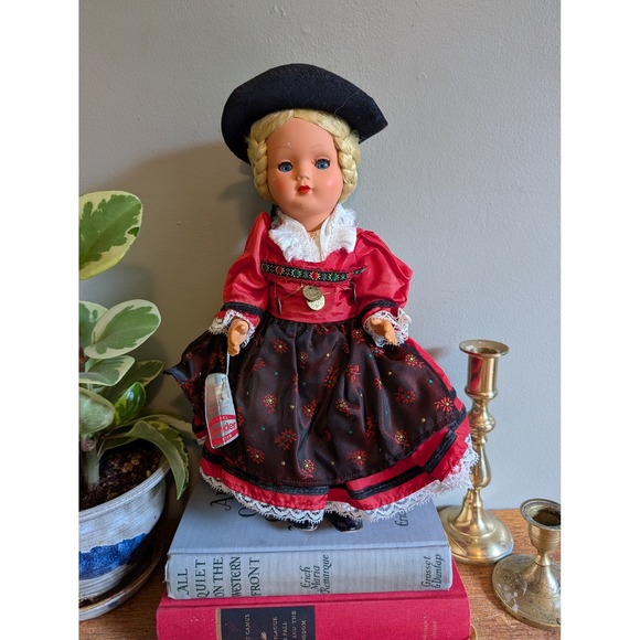 Schmider Other - Vintage Original Schmider Trachten Doll Western Germany Folk Costume 10 Inch
